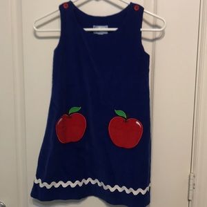 Corduroy girls Apple dress